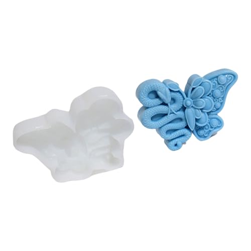 Silikonformen für Epoxidharz, Schokolade, Fondant, Totenkopf, Schlangen, Schmetterling, Seifen Silikonformen für Epoxidharz, Schokolade, Fondant, Totenkopf, Schlangen, Schmetterling, Seifen von Fcnjsao