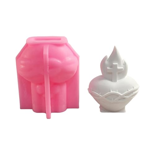 Silikonkerzenform Tisch Dekorationen 3d Herzform Duft Kerzenhandwerksformen Für Harzwachs Ton Projekt Geeignet Silikonkerzenform Tisch Dekorationen 3d Herzform Duft Kerzenhandwerksformen Für Harzwachs Ton Projekt Geeignet von Fcnjsao