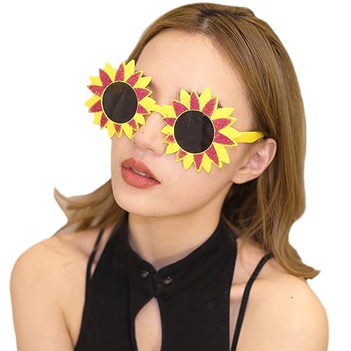 Übergröße für Mädchen und Jungen, Foto-Requisiten, Y2K-Stil, Reise, Gänseblümchen-Form, Brille, Mädchen, Jungen, Teenager, Geschenke von Fcnjsao