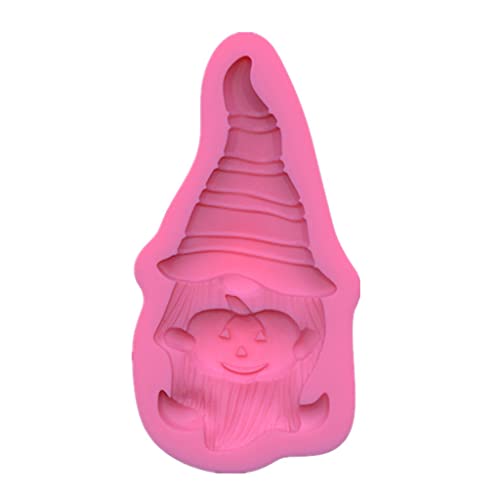 Weihnachtsmann-Schlüsselanhänger, Epoxidharz, Form Zwerg für Anhänger, Silikon-Schmuck, Halsketten, Gießwerkzeuge von Fcnjsao