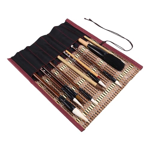 Fcuajdkq 10 Pinselset für chinesische Kalligraphie, Pinsel zum Malen und Schreiben, japanische Sumi-Zeichenpinsel Kanji Fcuajdkq 10 Pinselset für chinesische Kalligraphie, Pinsel zum Malen und Schreiben, japanische Sumi-Zeichenpinsel Kanji von Fcuajdkq