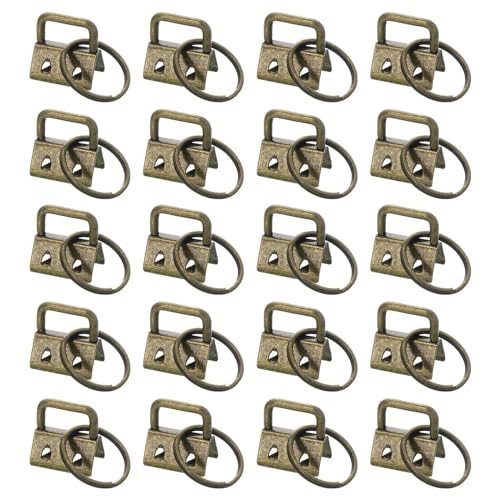 Fcuajdkq 20 Stück Hardware mit Ringen für Taschenriemen, Bronze Fcuajdkq 20 Stück Hardware mit Ringen für Taschenriemen, Bronze von Fcuajdkq