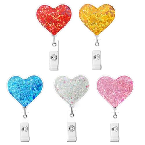 Fcuajdkq Mehrfarbig für Ölbeutel, Love Flow, Schnalle, einfache Entnahme, Halterung für Erkennungsschnalle, drehbar, 5 Stück Fcuajdkq Mehrfarbig für Ölbeutel, Love Flow, Schnalle, einfache Entnahme, Halterung für Erkennungsschnalle, drehbar, 5 Stück von Fcuajdkq