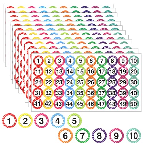 12 Blatt Zahlen Aufkleber 1-100, 600 Stück Nummer Aufkleber Selbstklebendes Vinyl Klein Nummern Etiketten Aufklebers Runde Nummernaufkleber für Büros Schließfächerheim Klassifikation 12 Blatt Zahlen Aufkleber 1-100, 600 Stück Nummer Aufkleber Selbstklebendes Vinyl Klein Nummern Etiketten Aufklebers Runde Nummernaufkleber für Büros Schließfächerheim Klassifikation von FdcLixuvol