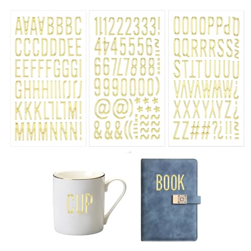 3 Blätter Goldbuchstaben zum Kleben 3D Selbstklebende Buchstaben zum Aufkleben Buchstaben Aufkleber Gold Glitzer Klebebuchstaben Glitter Alphabet und Zahlen Aufkleber für DIY Scrapbooking Harz 3 Blätter Goldbuchstaben zum Kleben 3D Selbstklebende Buchstaben zum Aufkleben Buchstaben Aufkleber Gold Glitzer Klebebuchstaben Glitter Alphabet und Zahlen Aufkleber für DIY Scrapbooking Harz von FdcLixuvol