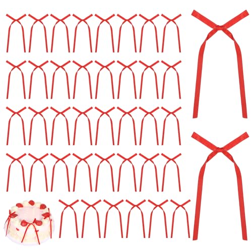 40 Stück Schleife Tortendeko Cupcake-Topper Mit Schleife Tortendeko Rot Schleifen Rote Deko Hochzeitstorte Geburtstag Deko für Geburtstag,Party,Hochzeit,Valentinstag 40 Stück Schleife Tortendeko Cupcake-Topper Mit Schleife Tortendeko Rot Schleifen Rote Deko Hochzeitstorte Geburtstag Deko für Geburtstag,Party,Hochzeit,Valentinstag von FdcZeyxior