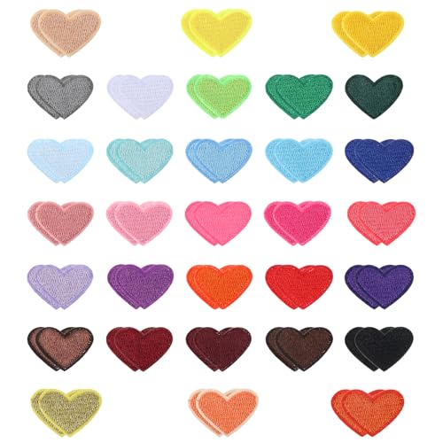 62 Stück Patches zum Aufbügeln, Herz-Aufbügler, Patches Klett, Aufnäher zum Aufbügeln, Löcher für Kleidung,für Kleidung,Kleider,Hüte,Jeans,DIY-Accessoires,DIY Handwerk Reparatur Dekorationen 62 Stück Patches zum Aufbügeln, Herz-Aufbügler, Patches Klett, Aufnäher zum Aufbügeln, Löcher für Kleidung,für Kleidung,Kleider,Hüte,Jeans,DIY-Accessoires,DIY Handwerk Reparatur Dekorationen von FdcZeyxior