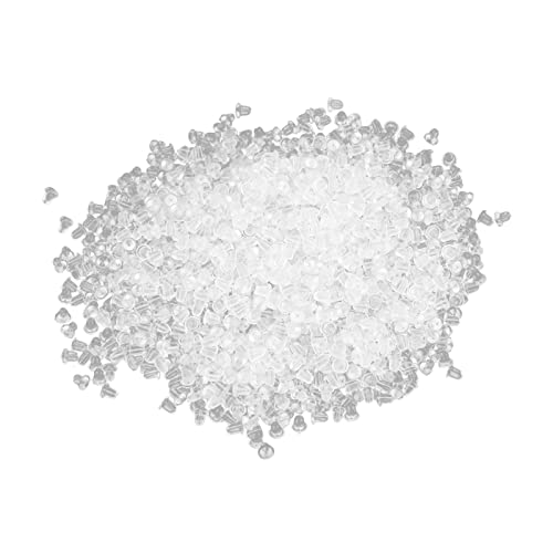 10000pcs Klare Ohrringrücken, 6 -mm -Gummi -Ohrring -Rücken mit DIY -Ohrring -Rücken, für Kleine Schmuckherstellung, Komfortable und Flexible Zubehör von Fdit