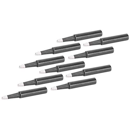 10pcs Lötkolben-Eisenspitzen Schwarzer Innerer Heiztyp für 900 M/900 M-ESD/907-Griffe und 936/937/938 Serie Lötstationen-Einfach und Tin und Langes Dienstleben von Fdit