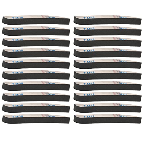 20 Stück Schleifband 520 X 20 Mm Schleifbänder Schleifpapierrollen Geistiges Schleifen Polieren Gratwerkzeug für Bandschleifer(800#) von Fdit
