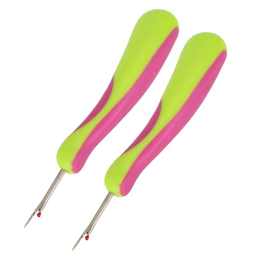 2PCS Nahttrenner Handlicher Stich Unpicker Scharfe Nähnahtfadenentferner mit ergonomischen Griffen zum Nähen Basteln Entfernen von Fäden 2PCS Nahttrenner Handlicher Stich Unpicker Scharfe Nähnahtfadenentferner mit ergonomischen Griffen zum Nähen Basteln Entfernen von Fäden von Fdit