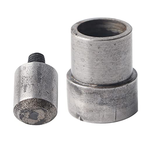 2pcs 1,5-16 Mm 45# Stahlleder -Puncher -Werkzeug, Unterschiedliche Größe des Hohllochs für Gürtel, Stoff, Leder, Ösenschnallen, Schnell und Präzise (14mm) von Fdit