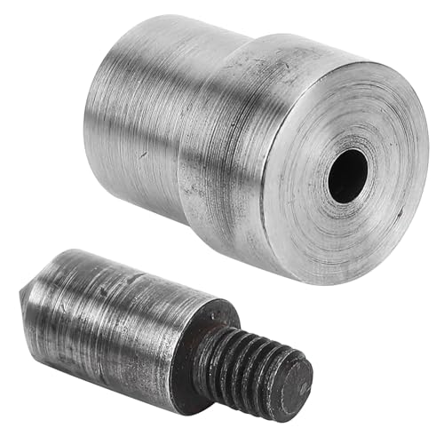 2pcs 1,5-16 Mm 45# Stahlleder -Puncher -Werkzeug, Unterschiedliche Größe des Hohllochs für Gürtel, Stoff, Leder, Ösenschnallen, Schnell und Präzise (15 mm) von Fdit