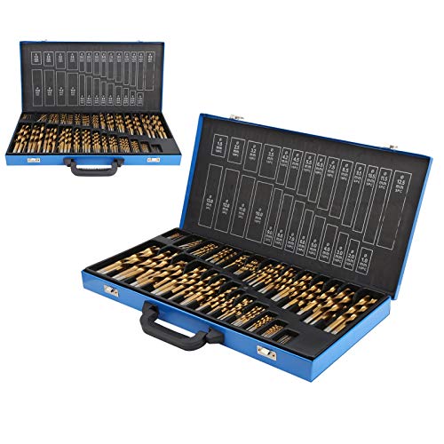 Bohrbit mit Aufbewahrungsbox 230pcs Multitiple-Größen Hochgeschwindigkeitsstahl für Eisenaluminiumholz-Kunststoff für Workshop-Projekte Bohrbit mit Aufbewahrungsbox 230pcs Multitiple-Größen Hochgeschwindigkeitsstahl für Eisenaluminiumholz-Kunststoff für Workshop-Projekte von Fdit