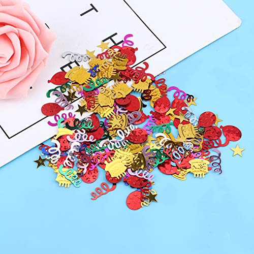 Bunte Pailletten-Konfetti-Dekoration für Geburtstag, Hochzeit, Party, 60 G/Beutel, Party-Ornamentzubehör für Feier/Hochzeit/Jahrestreffen, Kunststoffmaterial ( Bunte Pailletten-Konfetti-Dekoration für Geburtstag, Hochzeit, Party, 60 G/Beutel, Party-Ornamentzubehör für Feier/Hochzeit/Jahrestreffen, Kunststoffmaterial ( von Fdit