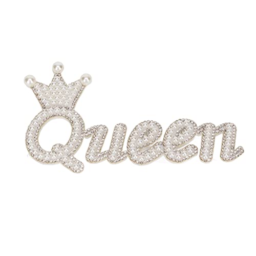 Crown Queen Shiny Sticked Patches, 5 Stcs Polyester -Nähflecken Nähen auf Patch Applikation für Kleidung, Kleidung, Hut, Jeans Crown Queen Shiny Sticked Patches, 5 Stcs Polyester -Nähflecken Nähen auf Patch Applikation für Kleidung, Kleidung, Hut, Jeans von Fdit