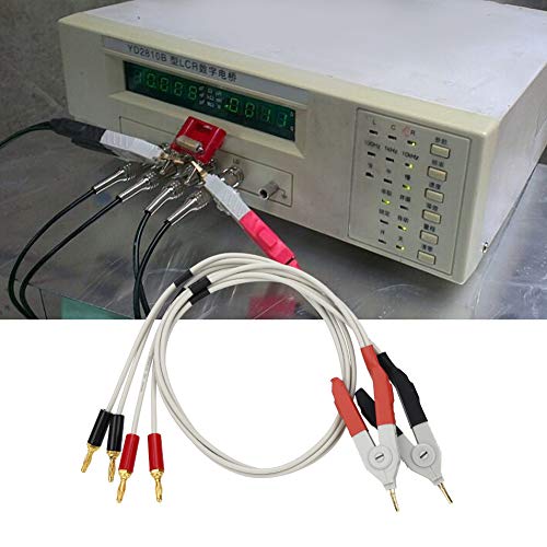 Digital Bridge Test Clampholder Low Tester Clampholders-Kabel für Elektroniktests, 2PCS-Testkabel für GTL-108A, 9287-10, GOM-801G/802, Breite Anwendung von Fdit