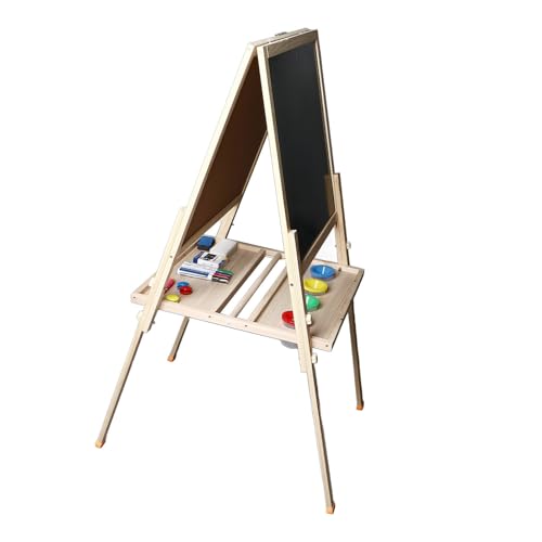 Doppelseitige Kunst-Staffelei für, Löschbare Magnetscheibe mit Wandhängedesign, Geeignet für 2-13 Jahre, Whiteboard und Tafel Doppelseitige Kunst-Staffelei für, Löschbare Magnetscheibe mit Wandhängedesign, Geeignet für 2-13 Jahre, Whiteboard und Tafel von Fdit
