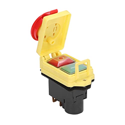 Elektromagnetisch Ein Ausschalten des Druckknopfschalters, 250 V Industrial Water Proof Notstoppknopfabdeckung für Schneidemaschinenbank Top Elektrische Sägenbohrmaschine Elektromagnetisch Ein Ausschalten des Druckknopfschalters, 250 V Industrial Water Proof Notstoppknopfabdeckung für Schneidemaschinenbank Top Elektrische Sägenbohrmaschine von Fdit