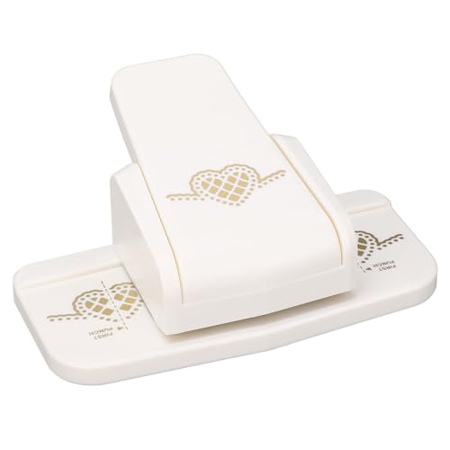 Erfolgswerkzeug für Craft Punches, Niedliches Multifunktionales Tragbare Papierkanten Punch mit Spitzenprägung, DIY Scrapbook Tool für die Gegenwärtige Verpackung, (Herzmuster Erfolgswerkzeug für Craft Punches, Niedliches Multifunktionales Tragbare Papierkanten Punch mit Spitzenprägung, DIY Scrapbook Tool für die Gegenwärtige Verpackung, (Herzmuster von Fdit