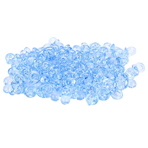 Fdit 200% Mini Transparentes Acryl -Schnuller für die Dekoration von Babyparty- und Tischzubehör (BLUE) von Fdit