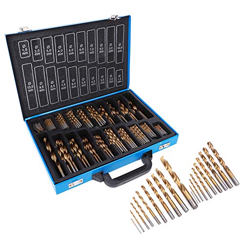 Fdit 202pcs Trage Hoher Härte Drehbohrbohrer Edelstahl Ti -beschichtete HSS für Holzplastik -Aluminiumbohrungen Fdit 202pcs Trage Hoher Härte Drehbohrbohrer Edelstahl Ti -beschichtete HSS für Holzplastik -Aluminiumbohrungen von Fdit