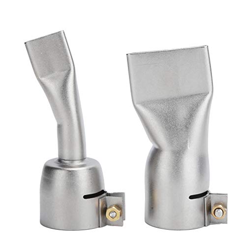 Fdit 2Pcs Edelstahl Schweißpistole Düse Heißluftpistole Zubehör Schweißdüse Flachdüse 20mm + 40mm Große Spitze für Schweißwerkzeug Fdit 2Pcs Edelstahl Schweißpistole Düse Heißluftpistole Zubehör Schweißdüse Flachdüse 20mm + 40mm Große Spitze für Schweißwerkzeug von Fdit