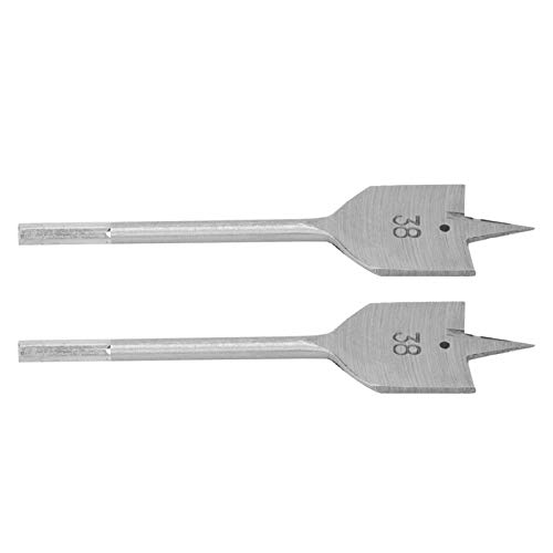 Fdit 2pcs Hohe Kohlenstoffstahl Spaten Bohrbohrbohrer Bit Kit für Genaue Holzbohrungen, 38 Mm Flaches Holzbohrbit für -Holzbearbeitungsprojekte Fdit 2pcs Hohe Kohlenstoffstahl Spaten Bohrbohrbohrer Bit Kit für Genaue Holzbohrungen, 38 Mm Flaches Holzbohrbit für -Holzbearbeitungsprojekte von Fdit