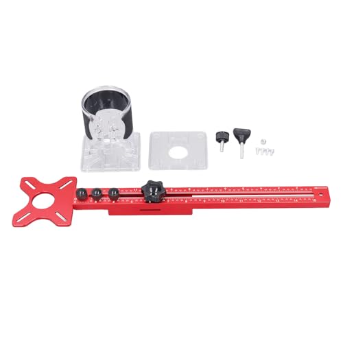 Fdit 4 in 1 Router -Mahlen Groove, Bracket Circle Schnittrouter -Schablone für Holzbearbeitung mit Automatischem Mittelstempelschrank -Hardware -Jig Einstellbares von Fdit