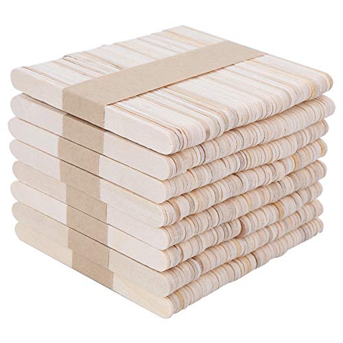 400PCS Wood Ice Cream Sticks Craft Sticks EIS am Stiel für DIY Art Craft Project Holzhandarbeit Making Set Zubehör 400PCS Wood Ice Cream Sticks Craft Sticks EIS am Stiel für DIY Art Craft Project Holzhandarbeit Making Set Zubehör von Fdit