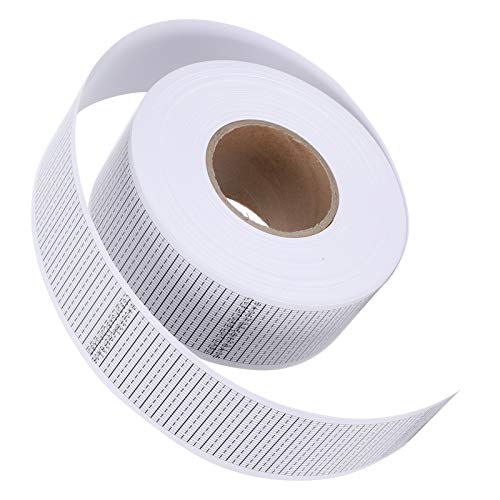 Fdit 50 M Blanko, Handgekurbelte Spieluhr-Papierstreifen, DIY-Komponieren-Spieluhr-Papierstreifen für (30-Ton-Blanko-Papierband [50-Meter-Vollrolle]) von Fdit