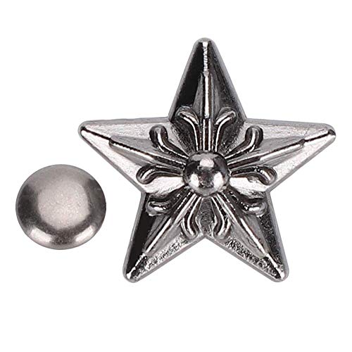 Fdit 50 Sätze Sternnieten für Lederhandwerk, 16mm DIY Sternnieten Nieten Kit für Kleidung Taschen Schuhe Nieten Handwerk Fdit 50 Sätze Sternnieten für Lederhandwerk, 16mm DIY Sternnieten Nieten Kit für Kleidung Taschen Schuhe Nieten Handwerk von Fdit
