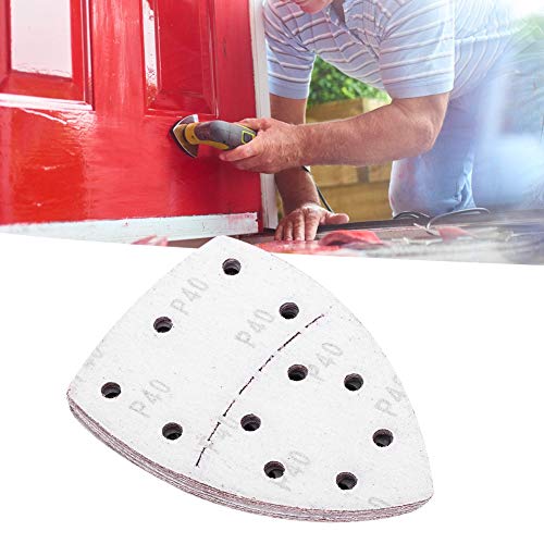 Fdit 60pcs Maus -Schleifpapier Separates Palm -Schleifpapier Zum Mahlen und Polieren von Metall und Holz (40 Maschen) von Fdit