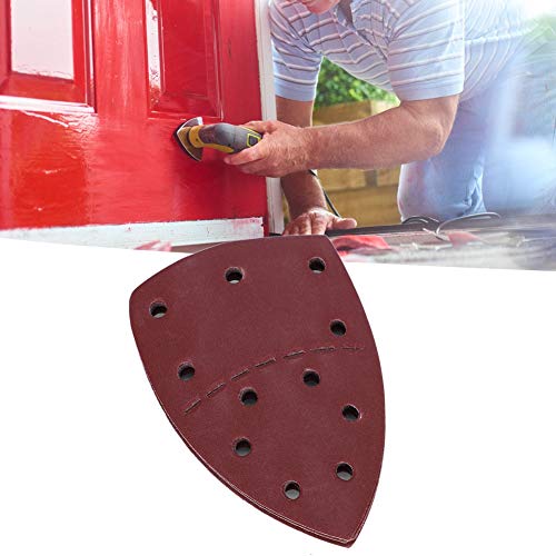 Fdit 60pcs Maus -Schleifpapierpalmenschleifpapierblätter Zum Mahlen von Metall und Holz 11 Löcher (180 Maschen) von Fdit