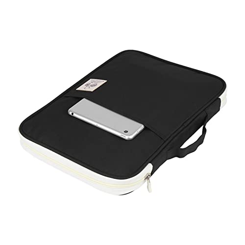 Fdit A4 Dokumentbag Portfolio Organizer Datei Ordner für Geschäftsreise, Wasserfest, 5Colors (BLACK) von Fdit