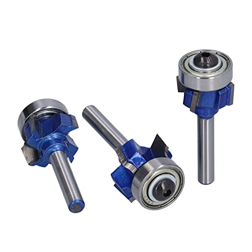 Fdit Eckrundungskante Bit Langlebige 4 Zahnrunde Router -Bits für eine Verbesserte Hartholzarbeitsleistung, 3pcs Set Roundover -Kanten Router für Faserplatte Mittelgroße Dichte Fdit Eckrundungskante Bit Langlebige 4 Zahnrunde Router -Bits für eine Verbesserte Hartholzarbeitsleistung, 3pcs Set Roundover -Kanten Router für Faserplatte Mittelgroße Dichte von Fdit