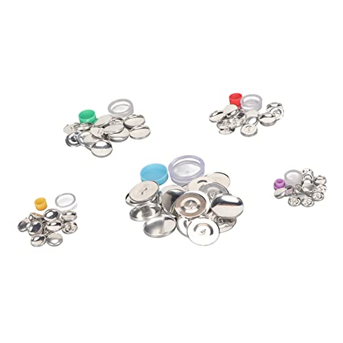 Fdit Flat Zurück -Knopfabdeckung Kit Starker Abriebfestigkeits -Taste Starter Kit für Verschiedene Ornamente und Anhänger von Fdit