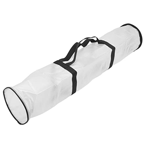 Fdit Geschenkpapier-Aufbewahrungsbehälter, Transparent, Geschenkpapier-Aufbewahrungstasche, Wrap-Organizer, Wasserabweisend, Staubdicht, Geschenkpapier-Aufbewahrungstasche (Transparentes Weiß) von Fdit