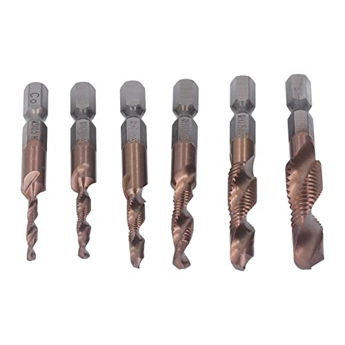 Fdit Hex Shank Touch Ti Ti Pat für 6pc Stahlstahl Touch Bohrwerkzeug M3-M10 von Fdit