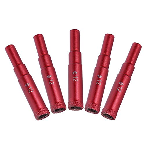 Fdit Hochwertiger Diamantbohrer für Marmorgranitbeton - 5pcs - Schnellbohrungen (Lötbohrer bit φ12) von Fdit