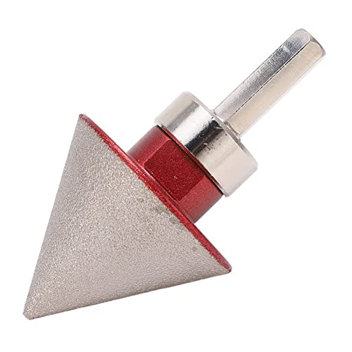 Fdit Hohe Diamant -Bohnenwalking -Bohrer mit 60 Grad 60 Grad für Marmorglas, Marmorglaswerkzeug, Stabiles Zuverlässiges Operation Expansion Hole Werkzeug für Fachleute für Fachkräfte für Profis (M14) von Fdit