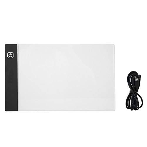 Fdit LED Copy Board Lichtbox A4 Tragbare LED Lichtbox Tracer USB Dimmbare Lichtbox Artcraft Tracing Light Pad für Künstler Zeichnen Skizzieren Animation von Fdit