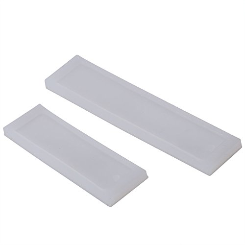 Fdit DIY Lesezeichen Form Rechteck Silikonform Epoxidharz Handwerk Schmuck Werkzeug hängendes Loch für Craft Making 2pcs / Set von Fdit