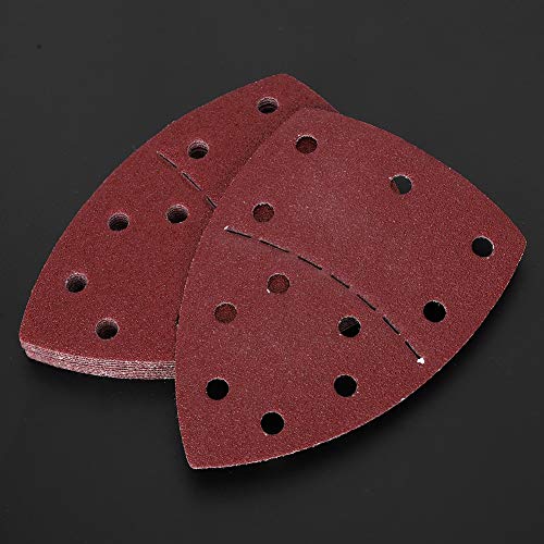 Fdit Maus -Schleifpapier Schleifblätter 60pcs 11 Löcher für Holzmetallpolierschleibpapier (60 Maschen) von Fdit