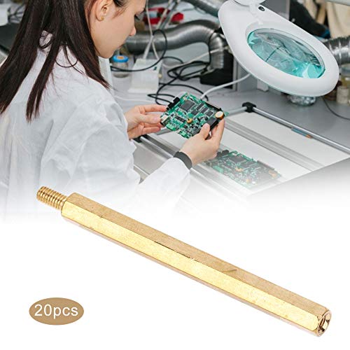 Fdit Messing Hex Standoff Kit Langlebige Ausstattung für PCB -Boards M3 Einkopfmuttern - 100pcs M3x5/6/8/12/12/15/20/25/30/35/50+6, Installation der Elektrischen Geräte (M3*50 (20 verkaufte Fdit Messing Hex Standoff Kit Langlebige Ausstattung für PCB -Boards M3 Einkopfmuttern - 100pcs M3x5/6/8/12/12/15/20/25/30/35/50+6, Installation der Elektrischen Geräte (M3*50 (20 verkaufte von Fdit