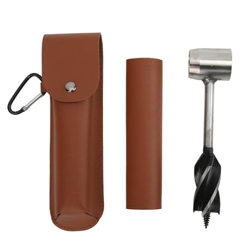 Fdit Multifunktionale Handbuch Endless Wech -Einstellungen (Braune PU-Ledertasche und Holster) von Fdit