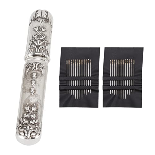 Fdit Nadeletui, Nährohr, Aufbewahrungsrohr, Europäisches Nähfass, Nähkästchen, Nadelrohr, Retro-Vintage-Metall, Europäischer Stil für Injektionsnadeln, Grußkartenhalter Fdit Nadeletui, Nährohr, Aufbewahrungsrohr, Europäisches Nähfass, Nähkästchen, Nadelrohr, Retro-Vintage-Metall, Europäischer Stil für Injektionsnadeln, Grußkartenhalter von Fdit