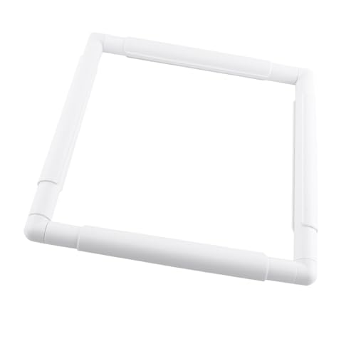 Quadratischer Kunststoff-Stickrahmen, Quiltrahmen, Nähen, Handarbeiten, DIY-Stickerei, Bastelzubehör und Zubehör (27,9 * 27,9 cm) von Fdit