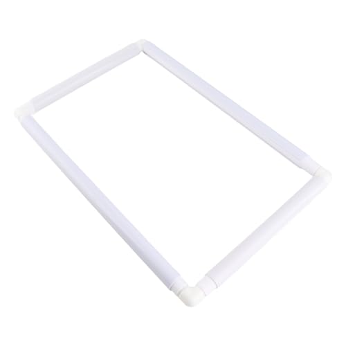 Quadratischer Kunststoff-Stickrahmen, Quiltrahmen, Nähen, Handarbeiten, DIY-Stickerei, Bastelzubehör und Zubehör (43,1 * 27,9 cm) von Fdit