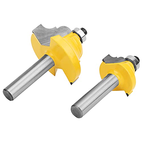 Fdit Rahmen Trimmrouter Bit Long Lebensdauer Lebenskammschneider für Schranklinien Modellierung 2pcs 8mm Schaft von Fdit